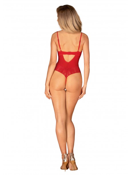 Ingridia body ouvert - Rouge
