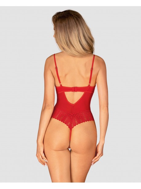 Ingridia body ouvert - Rouge