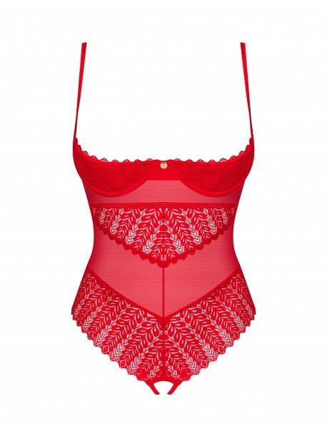 Ingridia body ouvert - Rouge