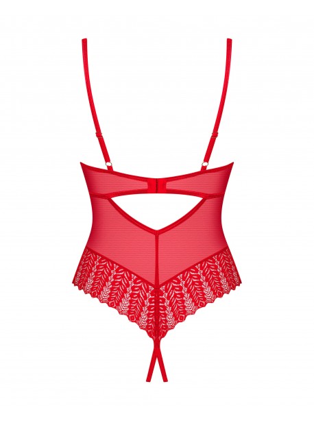 Ingridia body ouvert - Rouge