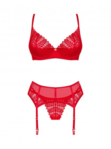 Ingridia ensemble 3 pièces - Rouge