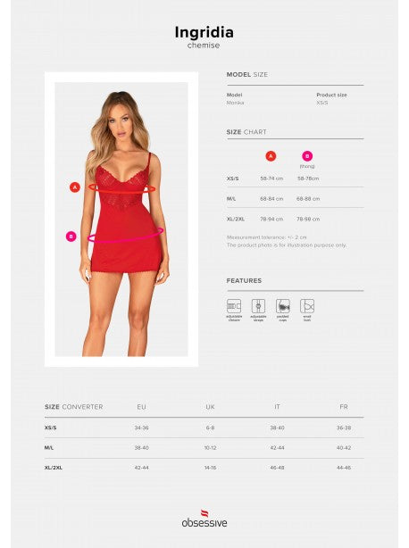 Ingridia nuisette - Rouge