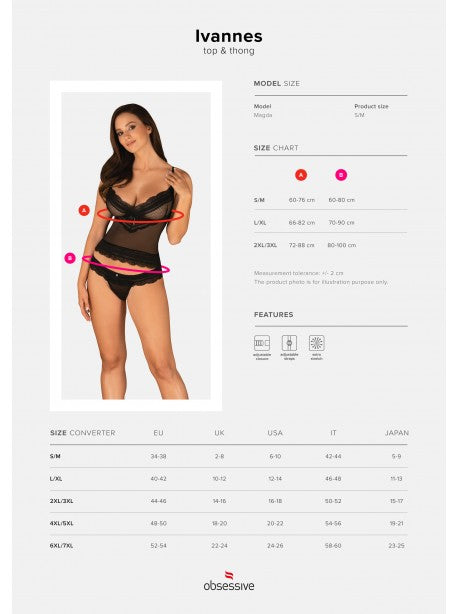 Ivannes Ensemble 2 pcs - Noir