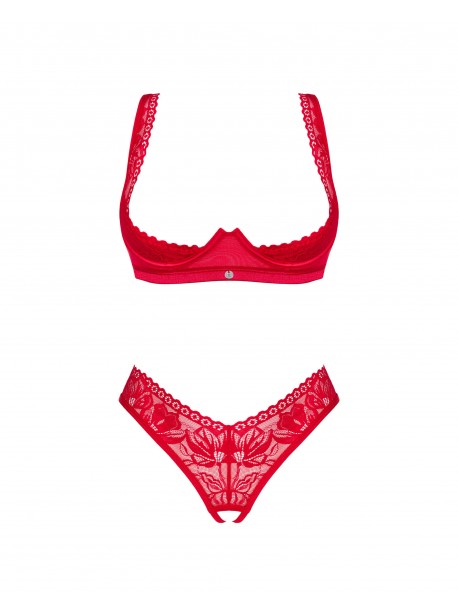 Lacelove ensemble ouvert - Rouge