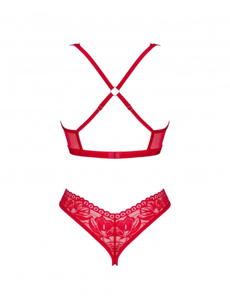 Lacelove ensemble ouvert - Rouge