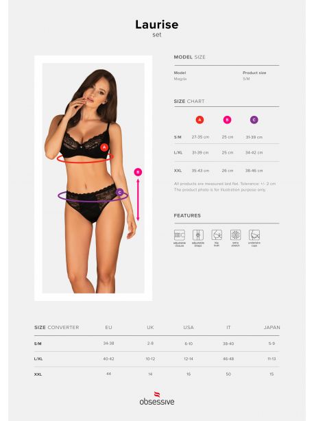 Laurise Ensemble 2 pcs - Noir