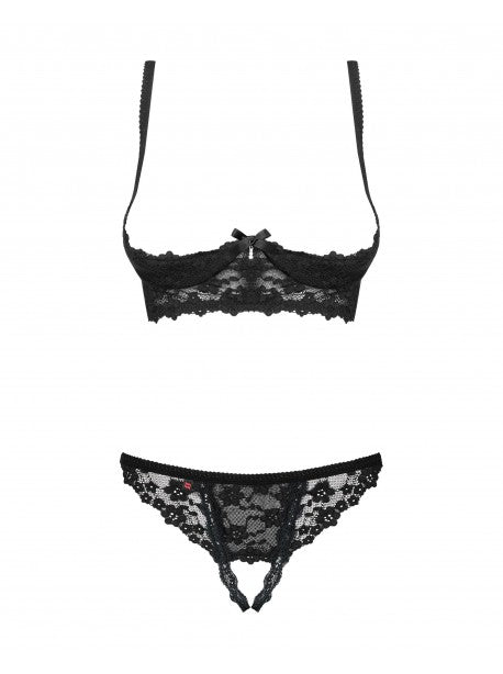 Letica Ensemble ouvert 2 pcs - Noir