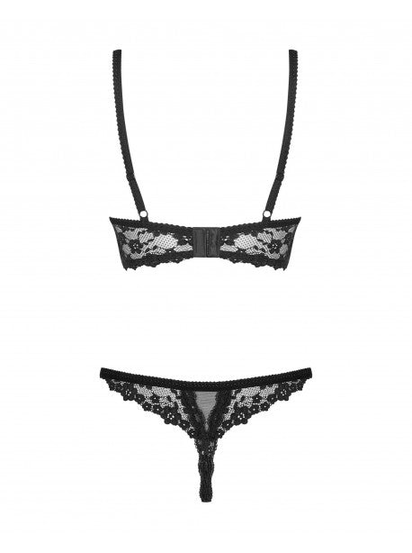 Letica Ensemble ouvert 2 pcs - Noir