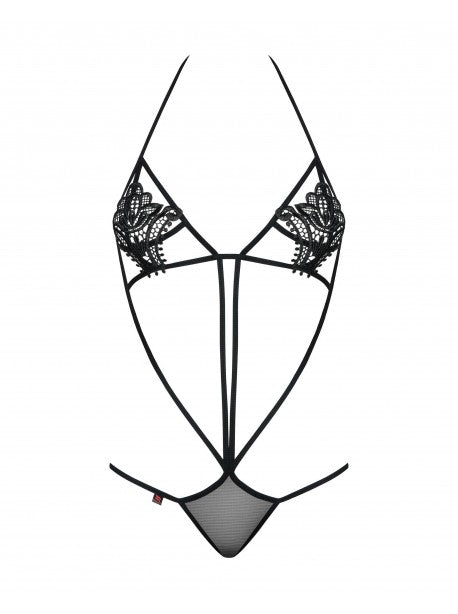 Luiza Body - Noir - Rouge