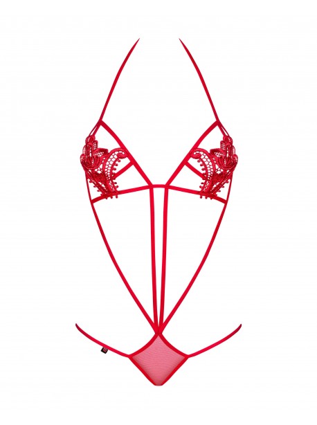 Luiza Body - Noir - Rouge