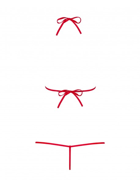 Luiza Body - Noir - Rouge