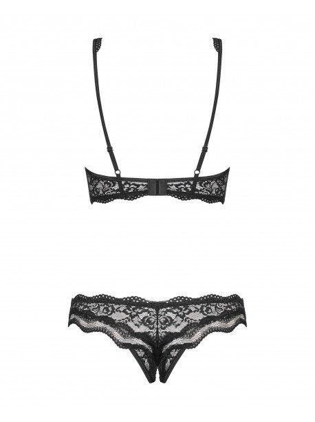 Luvae Ensemble ouvert 2 pcs - Noir