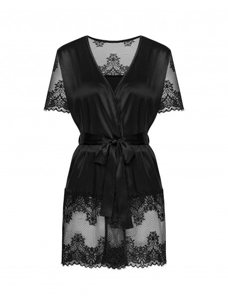 Maderris peignoir - Noir