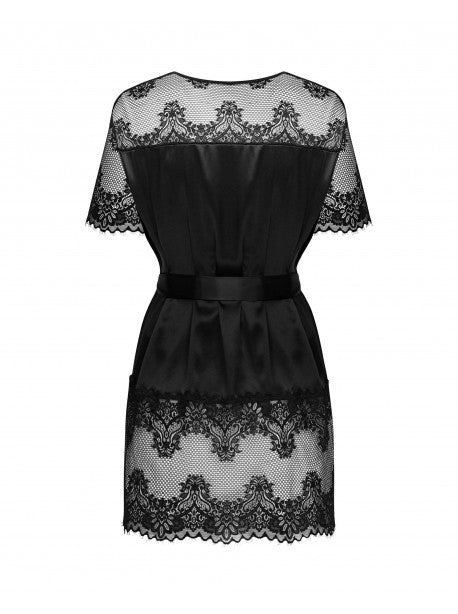 Maderris peignoir - Noir