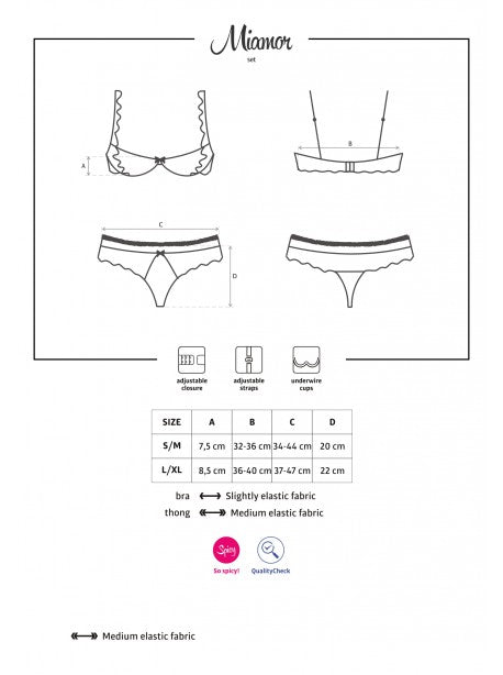 Miamor Ensemble 2 pcs - Noir