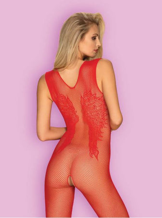 N112 Bodystocking - Rouge