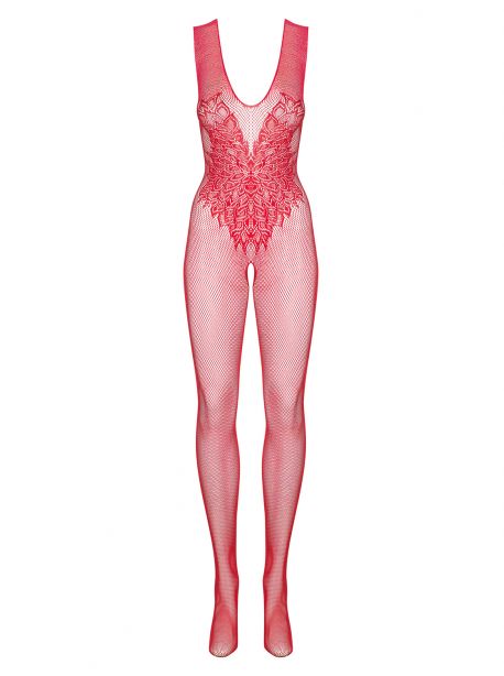 N112 Bodystocking - Rouge
