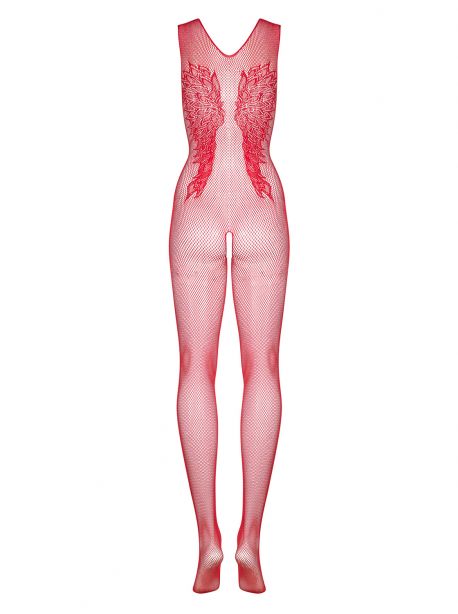 N112 Bodystocking - Rouge