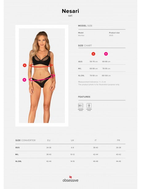 Nesari ensemble 2 pièces - Noir