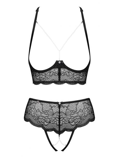 Pearlove Ensemble 2 pcs ouvert - Noir