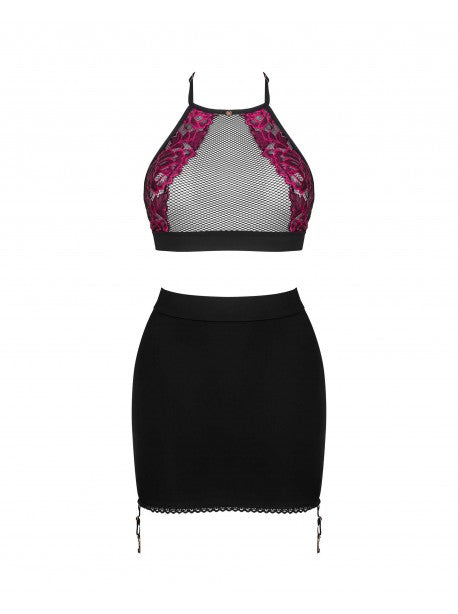 Rosenty ensemble Top et Jupe - Noir