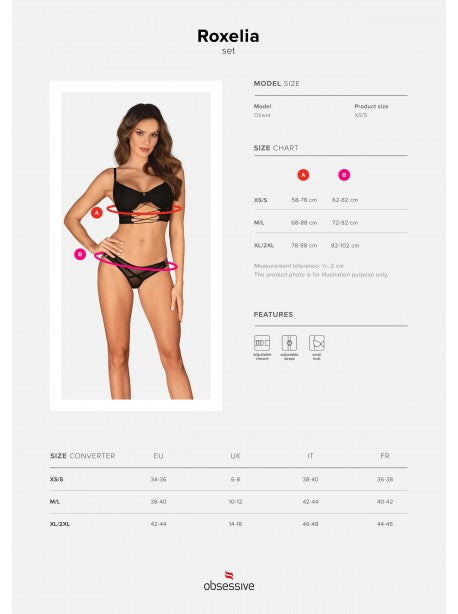 Roxelia ensemble 2 pièces - Noir