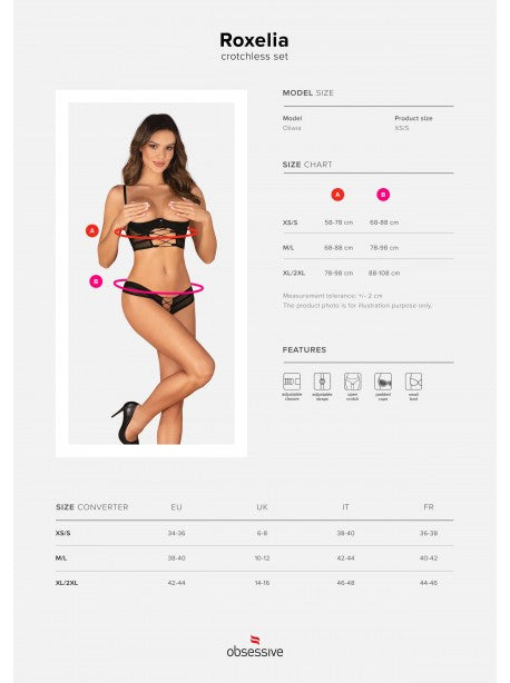 Roxelia ensemble ouvert - Noir