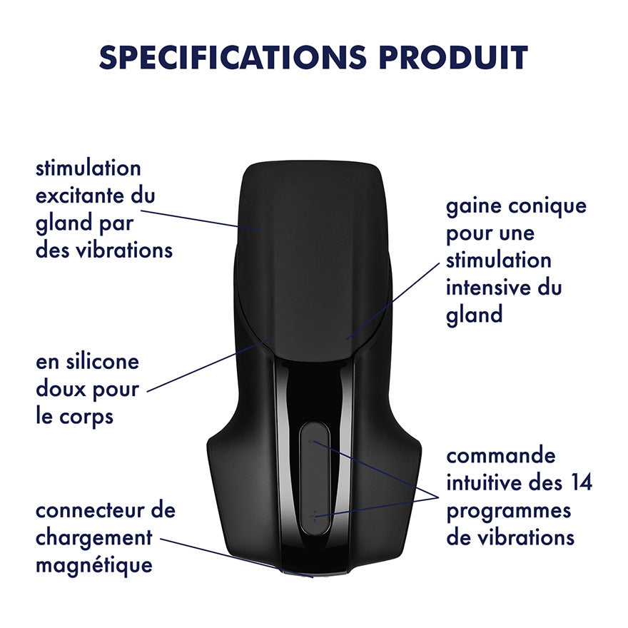 Satisfyer Men Vibration – Masturbateur vibrant