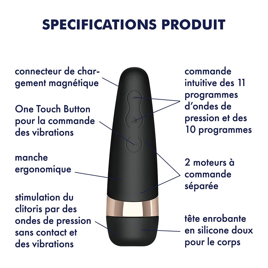Satisfyer Pro 3 Vibration – Noir