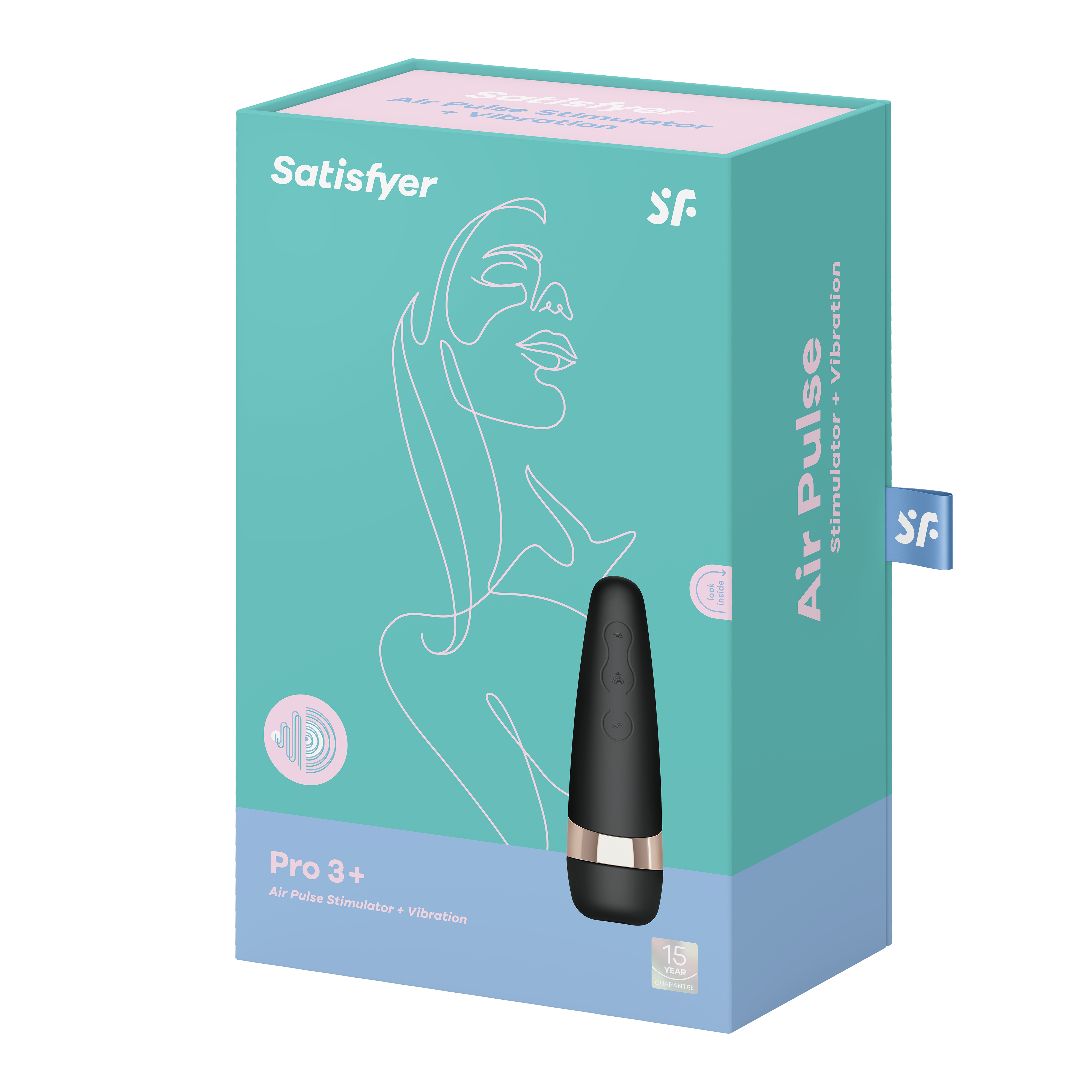 Satisfyer Pro 3 Vibration – Noir
