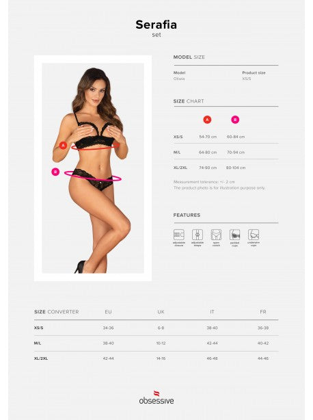 Serafia ensemble ouvert - Noir