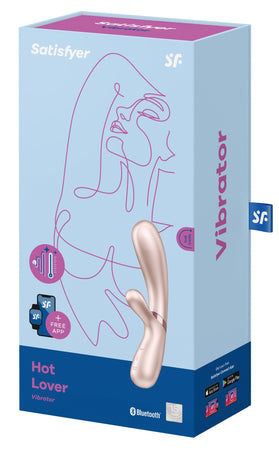 Satisfyer Hot Lover – Rabbit connecté chauffant – Silver