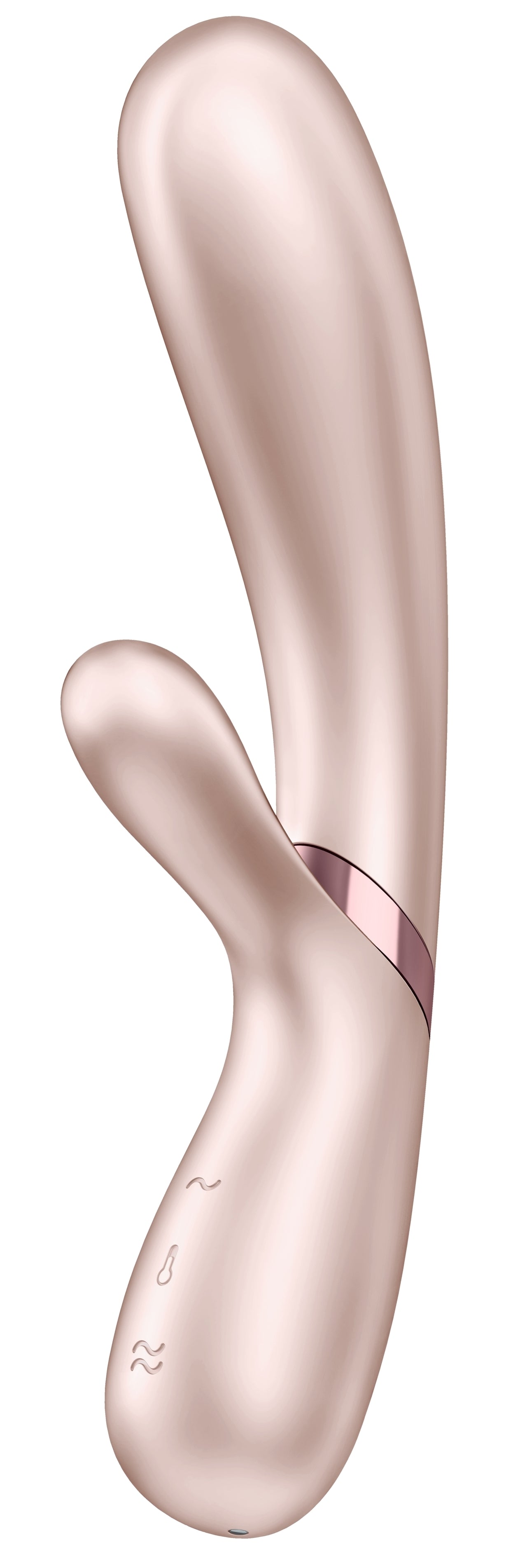 Satisfyer Hot Lover – Rabbit connecté chauffant – Silver