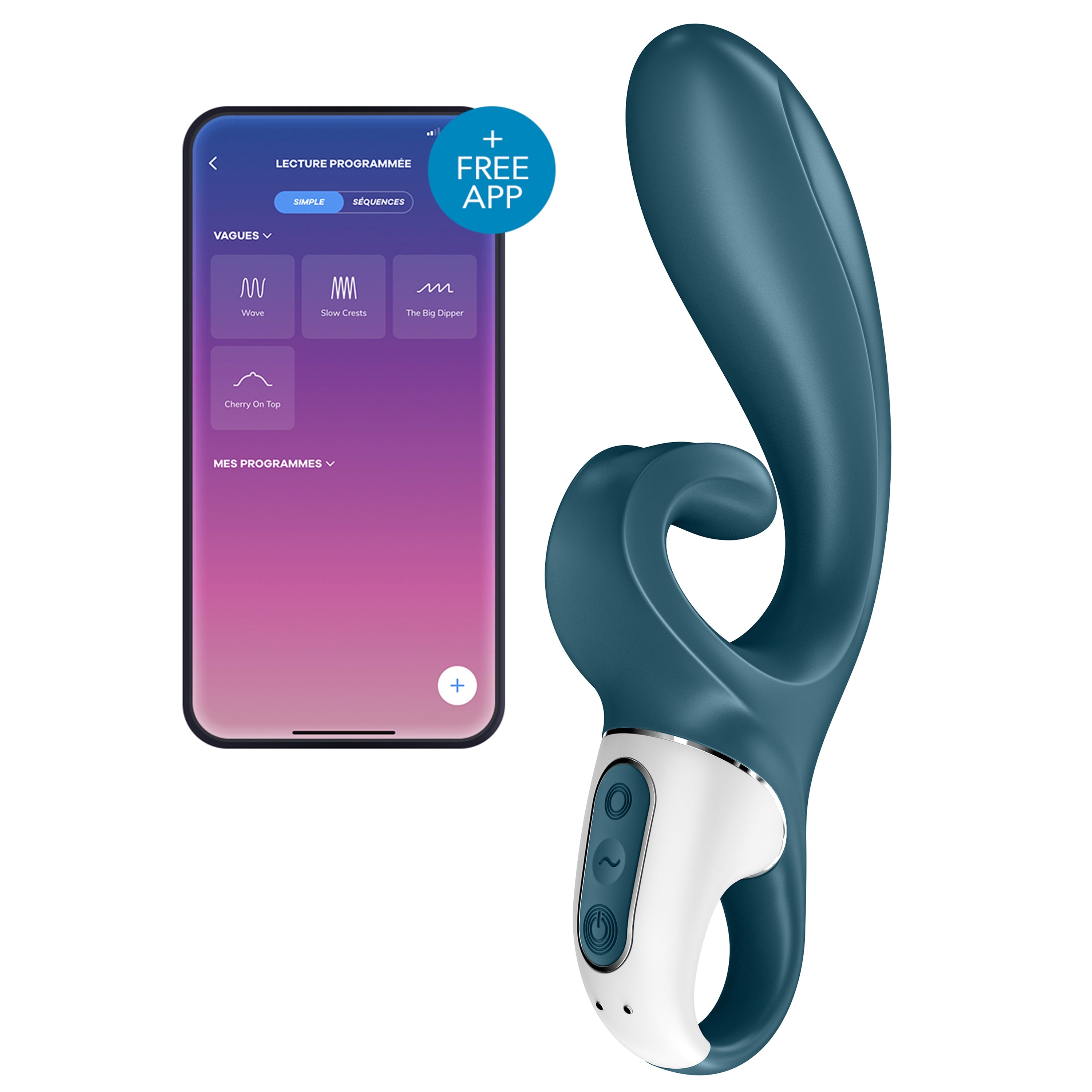 Satisfyer Hug Me – Vibromasseur rabbit 20 cm