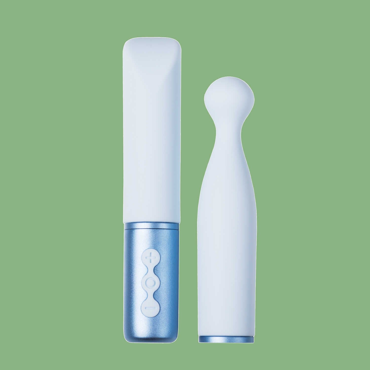 Aquamarine - The naughty collection - Vibromasseur à tête interchangeable Bleu