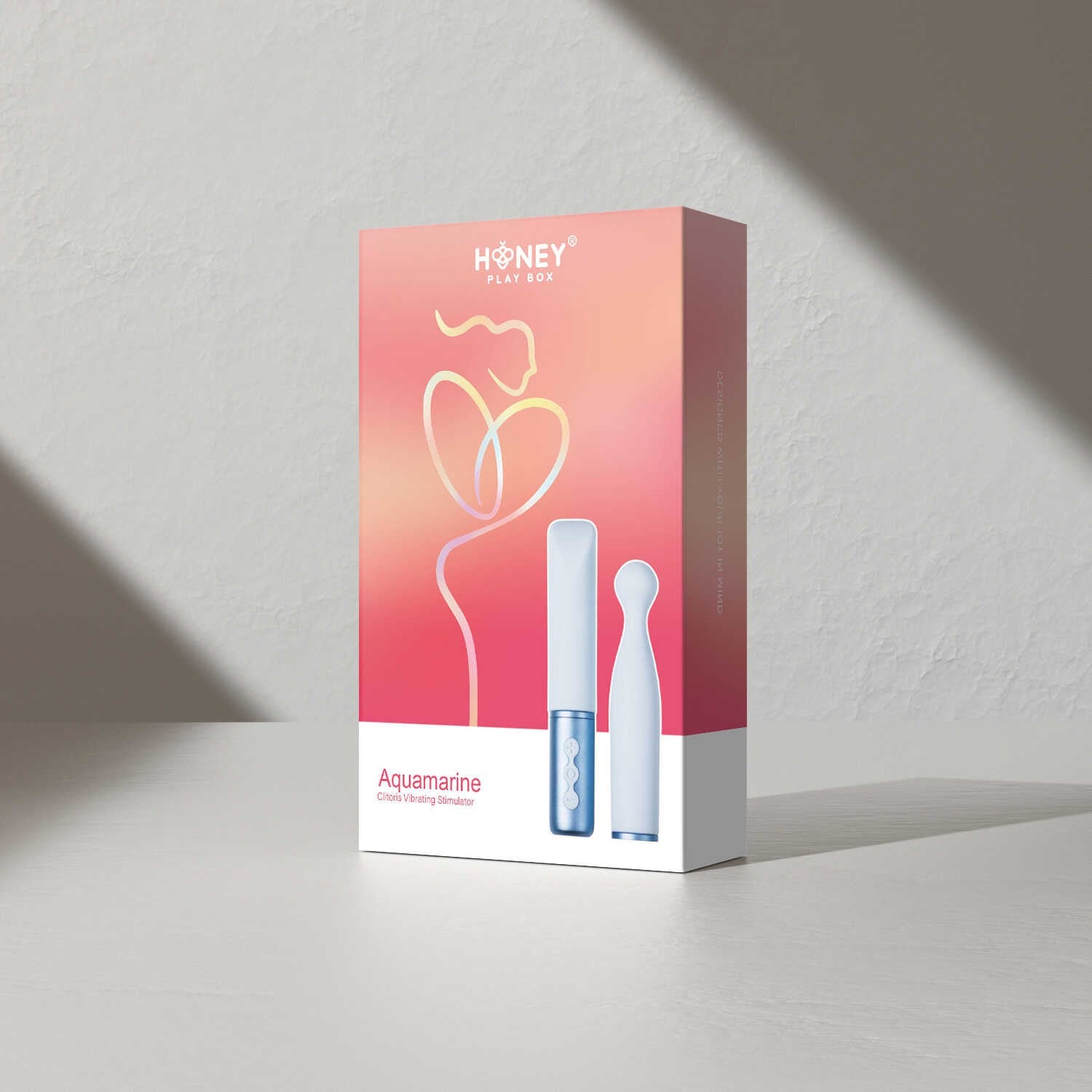 Aquamarine - The naughty collection - Vibromasseur à tête interchangeable Bleu