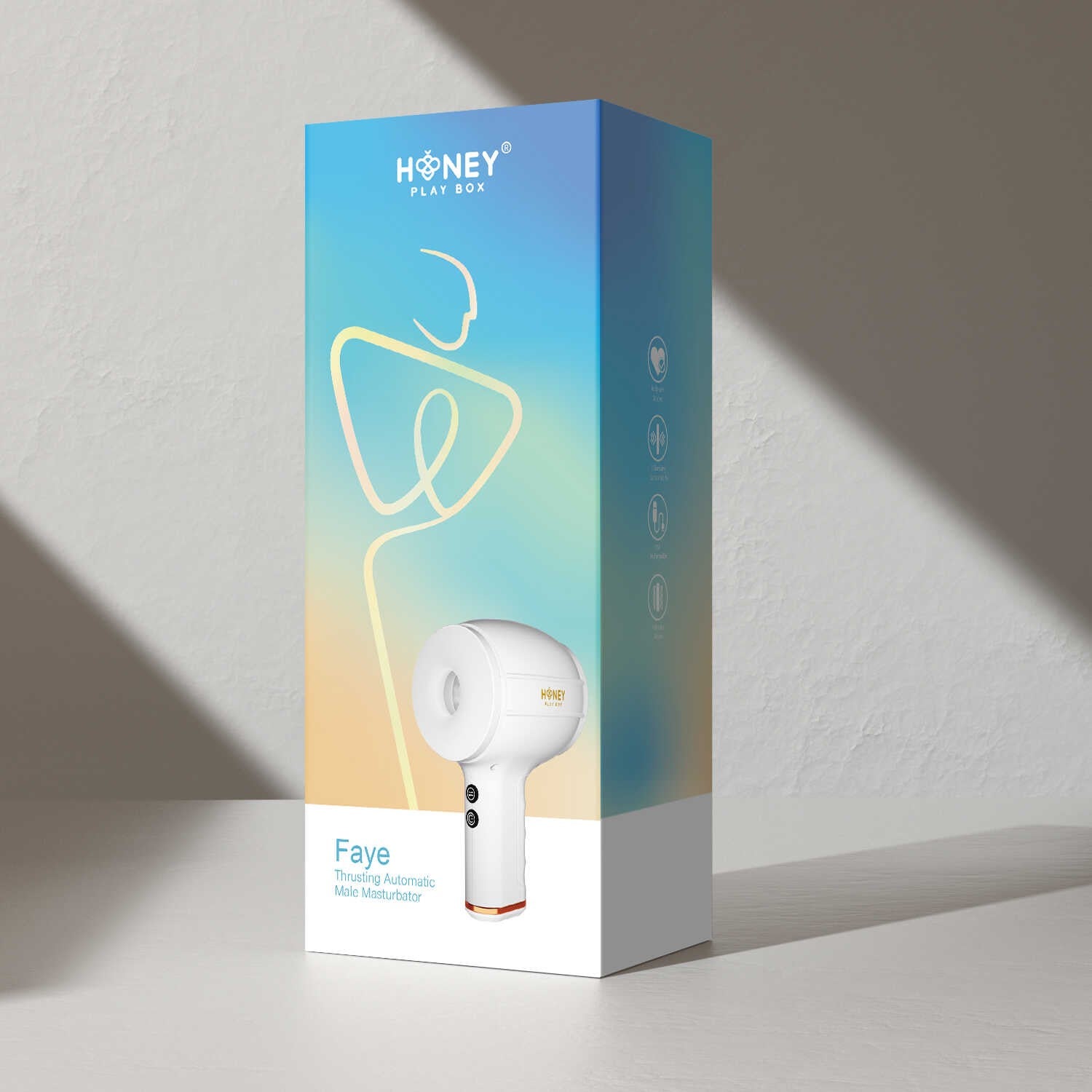 Faye - Masturbateur fellation avec fonction va et vient