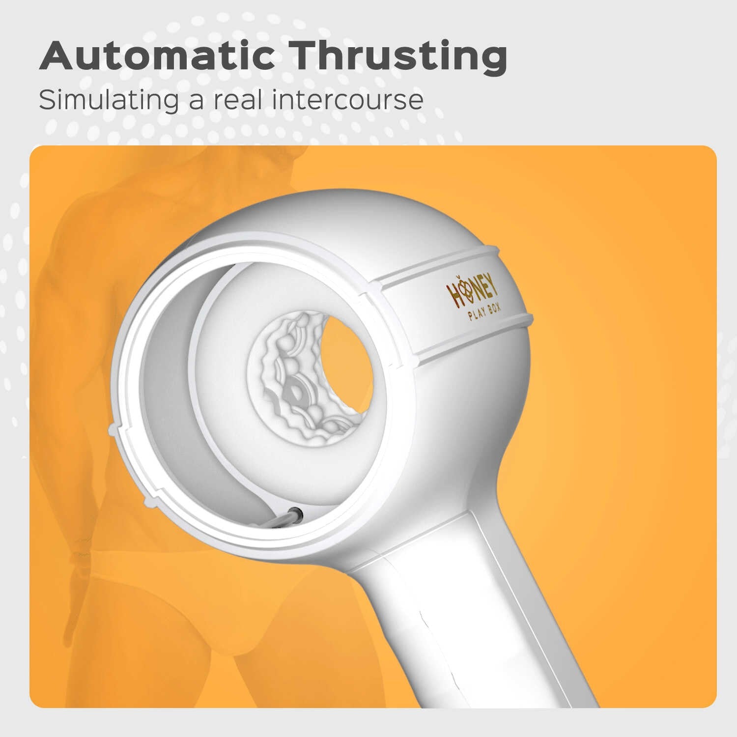 Faye - Masturbateur fellation avec fonction va et vient