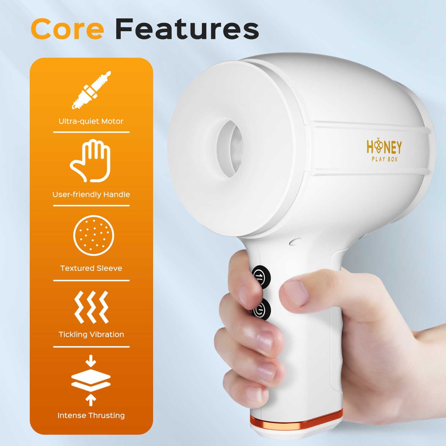 Faye - Masturbateur fellation avec fonction va et vient