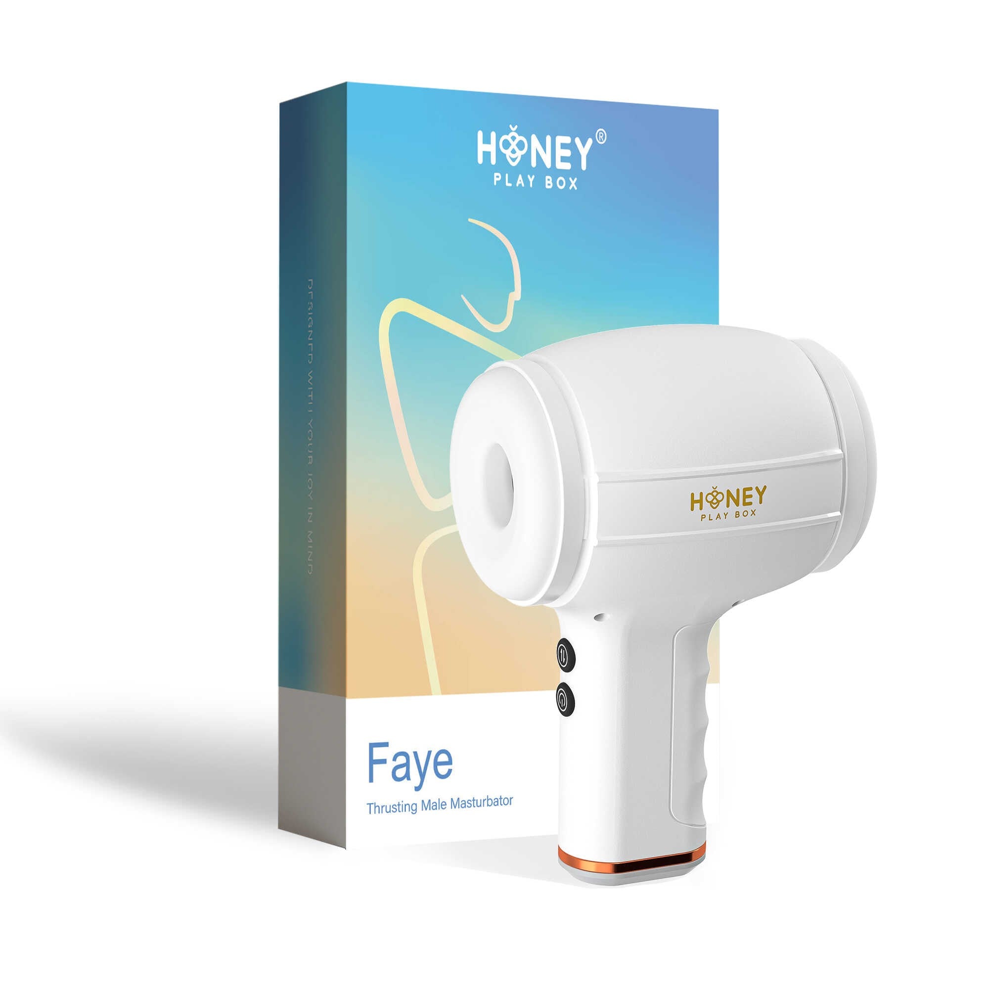 Faye - Masturbateur fellation avec fonction va et vient