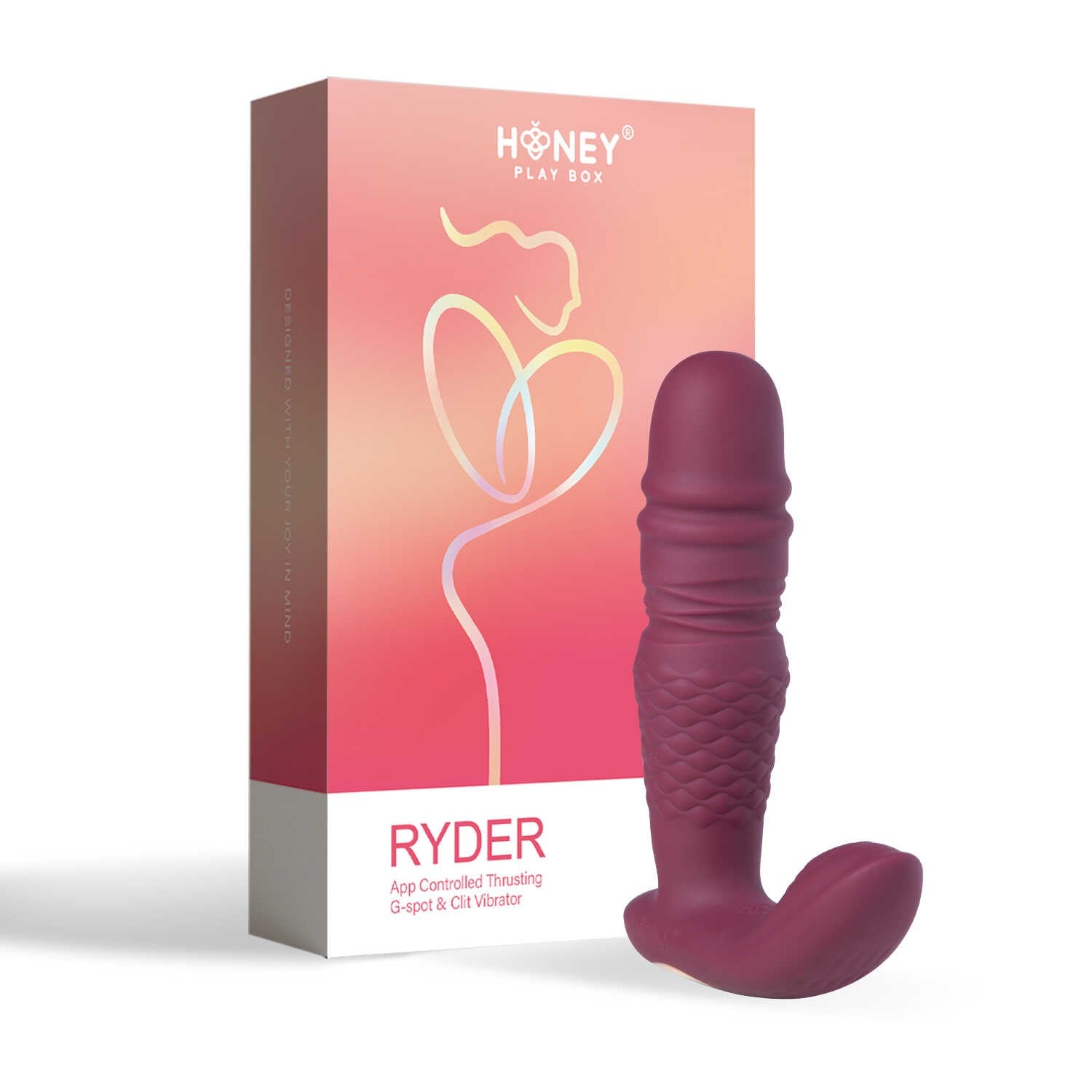Ryder - Vibromasseur et va et vient double stimulation avec application
