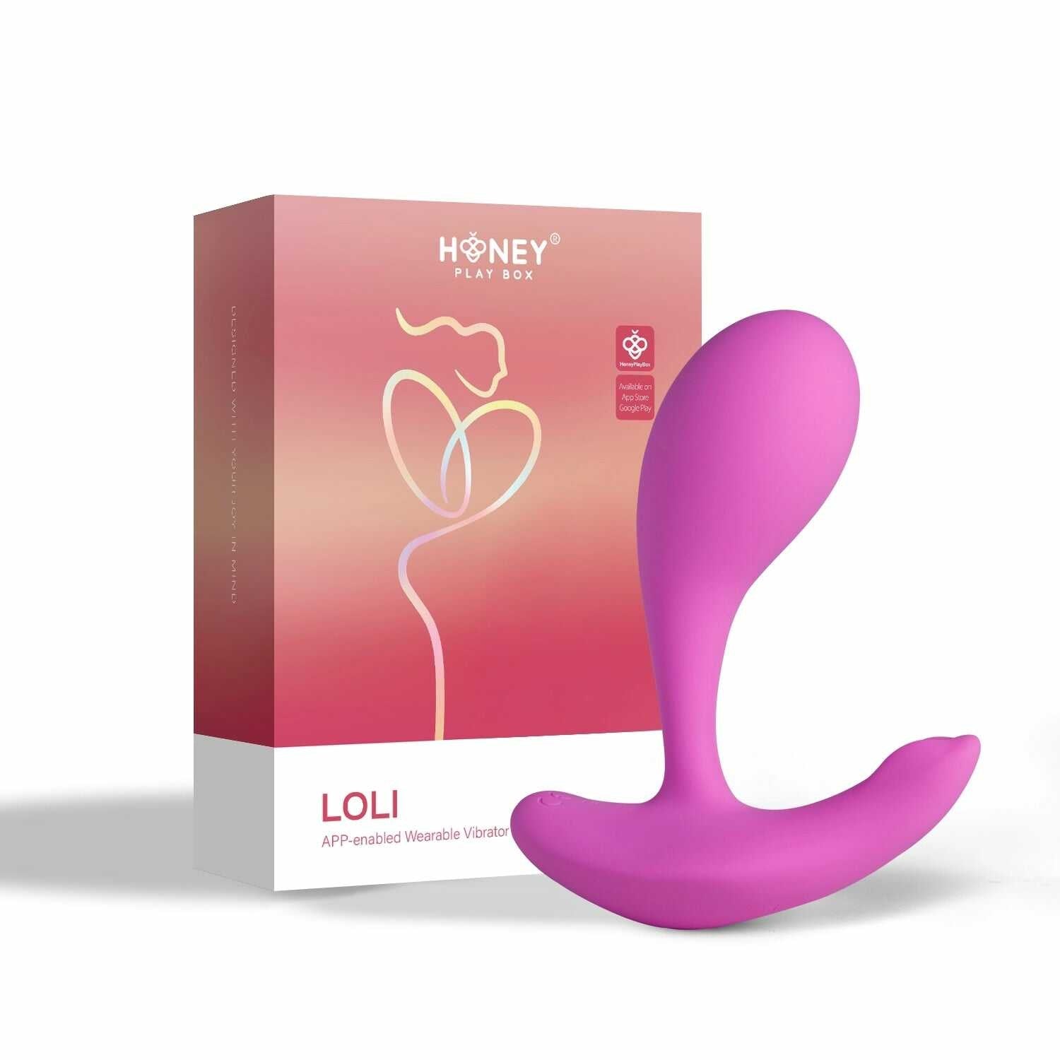 Loli - vibromasseur avec application pour le point G et le clitoris