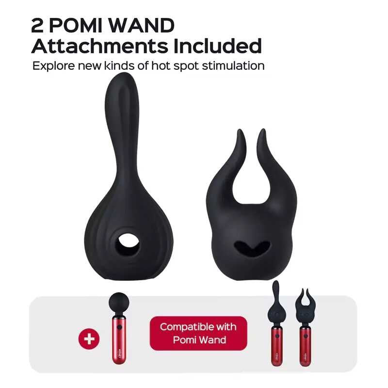 Horns - 2 embouts pour Pomi wand