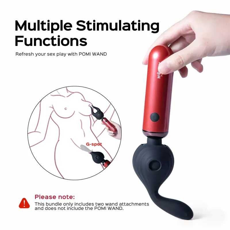 Horns - 2 embouts pour Pomi wand