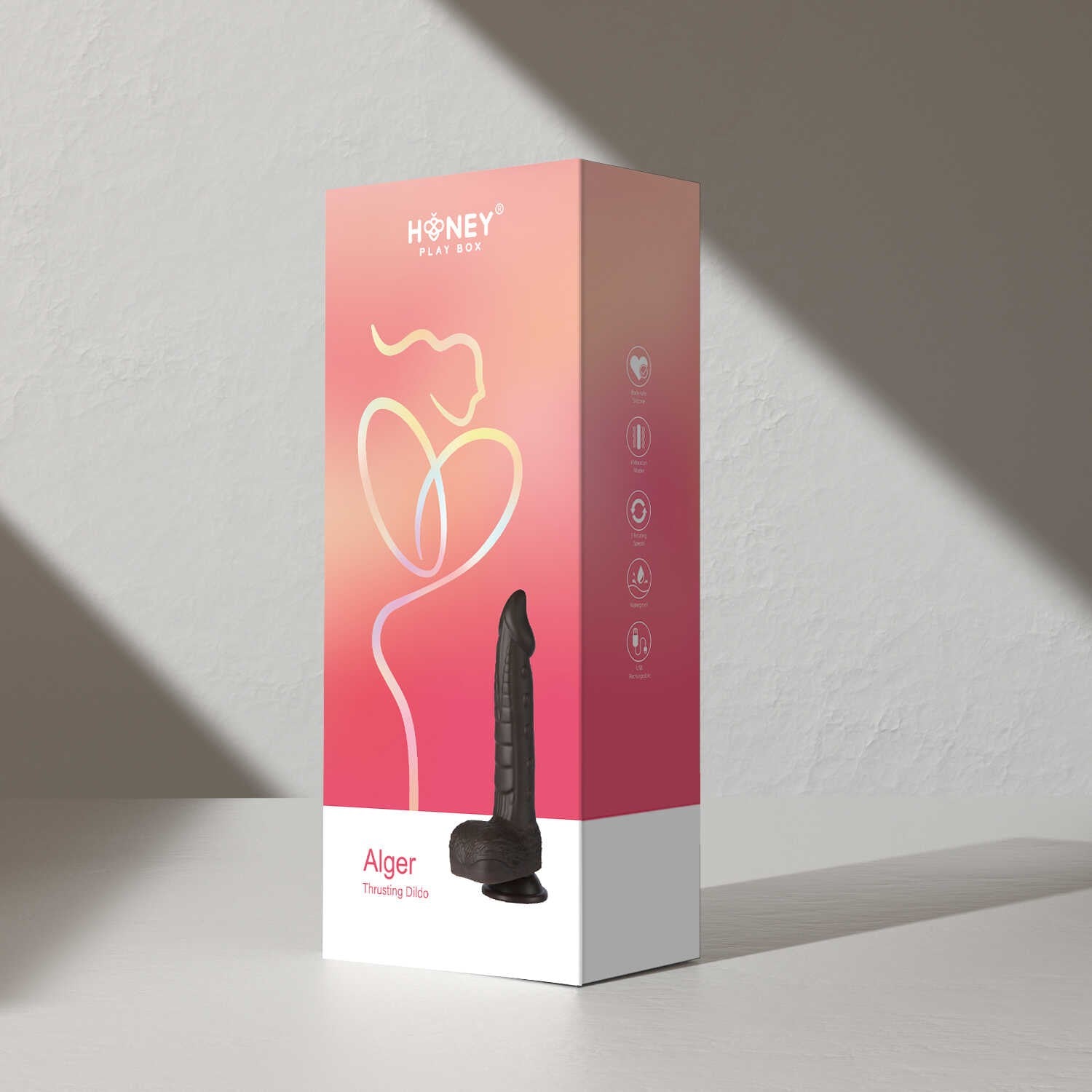 Alger - Gode à pousser et vibrations 20.30 cm - Noir