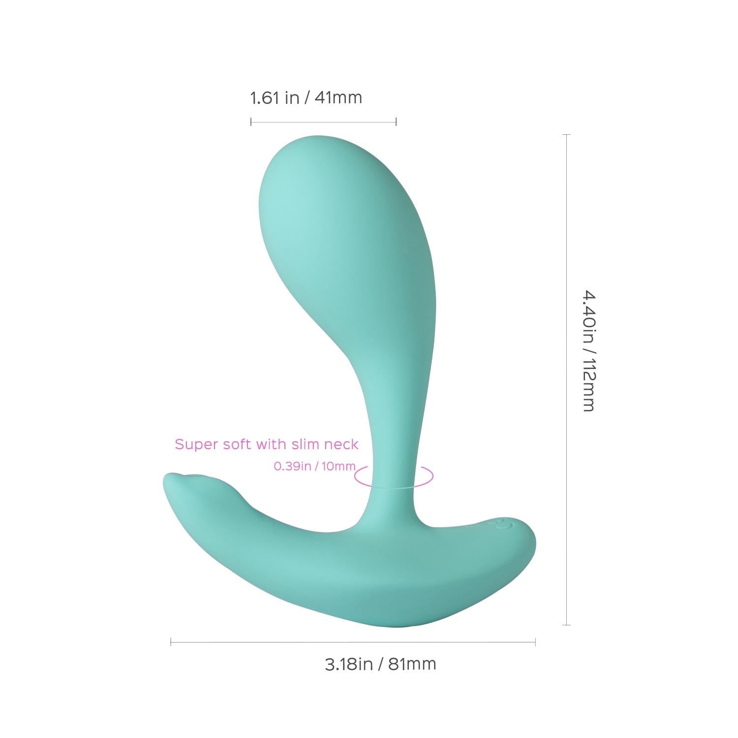 Loli - vibromasseur avec application pour le point G et le clitoris
