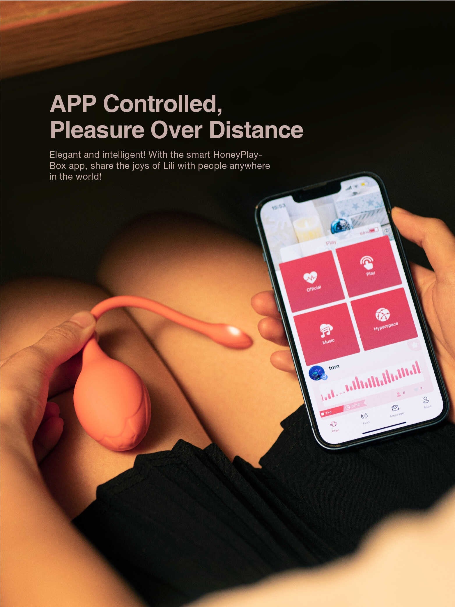 Lili - Oeuf vibrant contrôlé par application