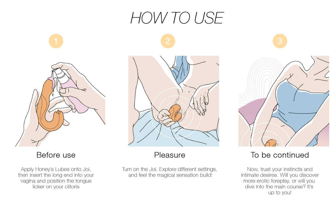 Joi - Vibromasseur tête rotative et stimulateur clitoridien