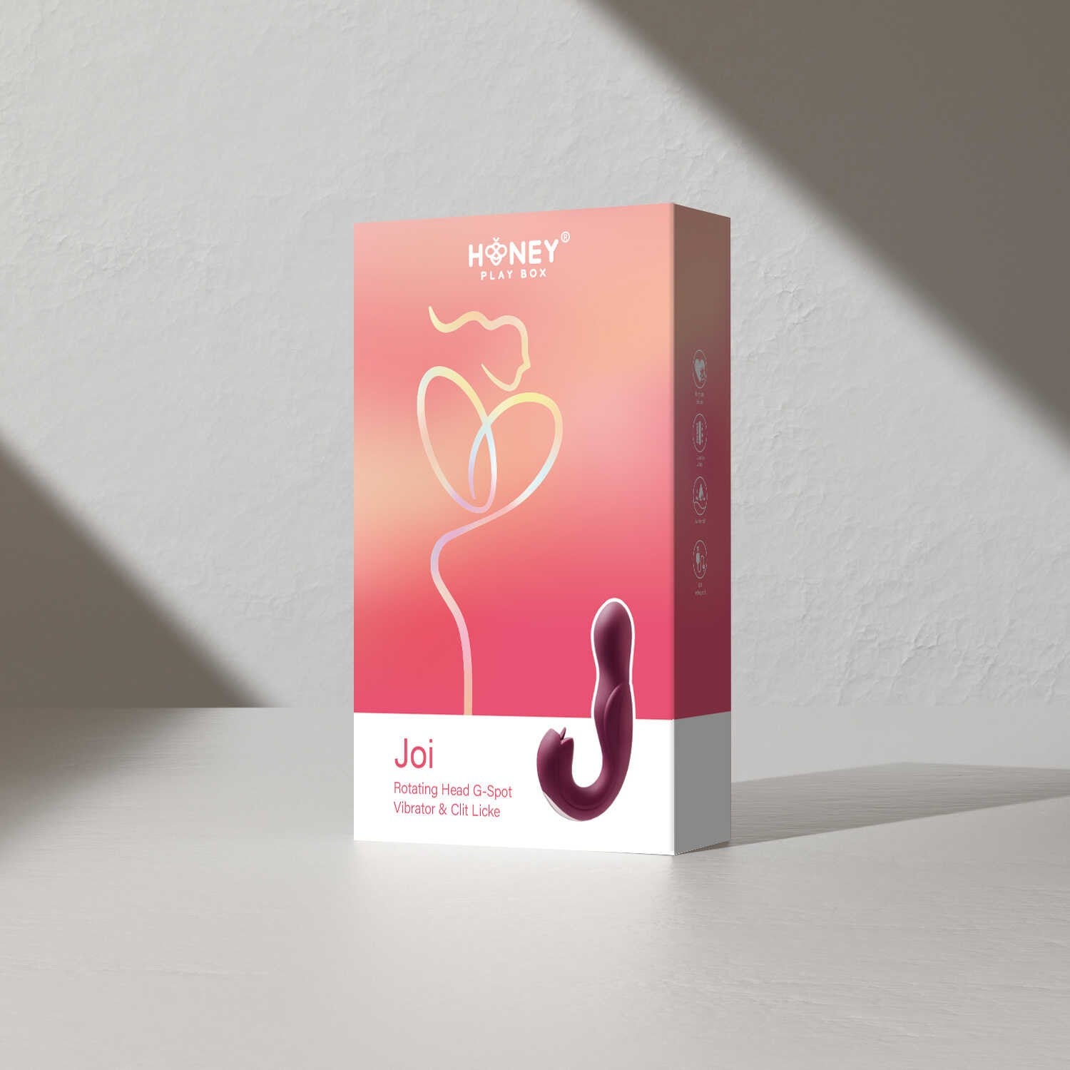 Joi - Vibromasseur tête rotative et stimulateur clitoridien